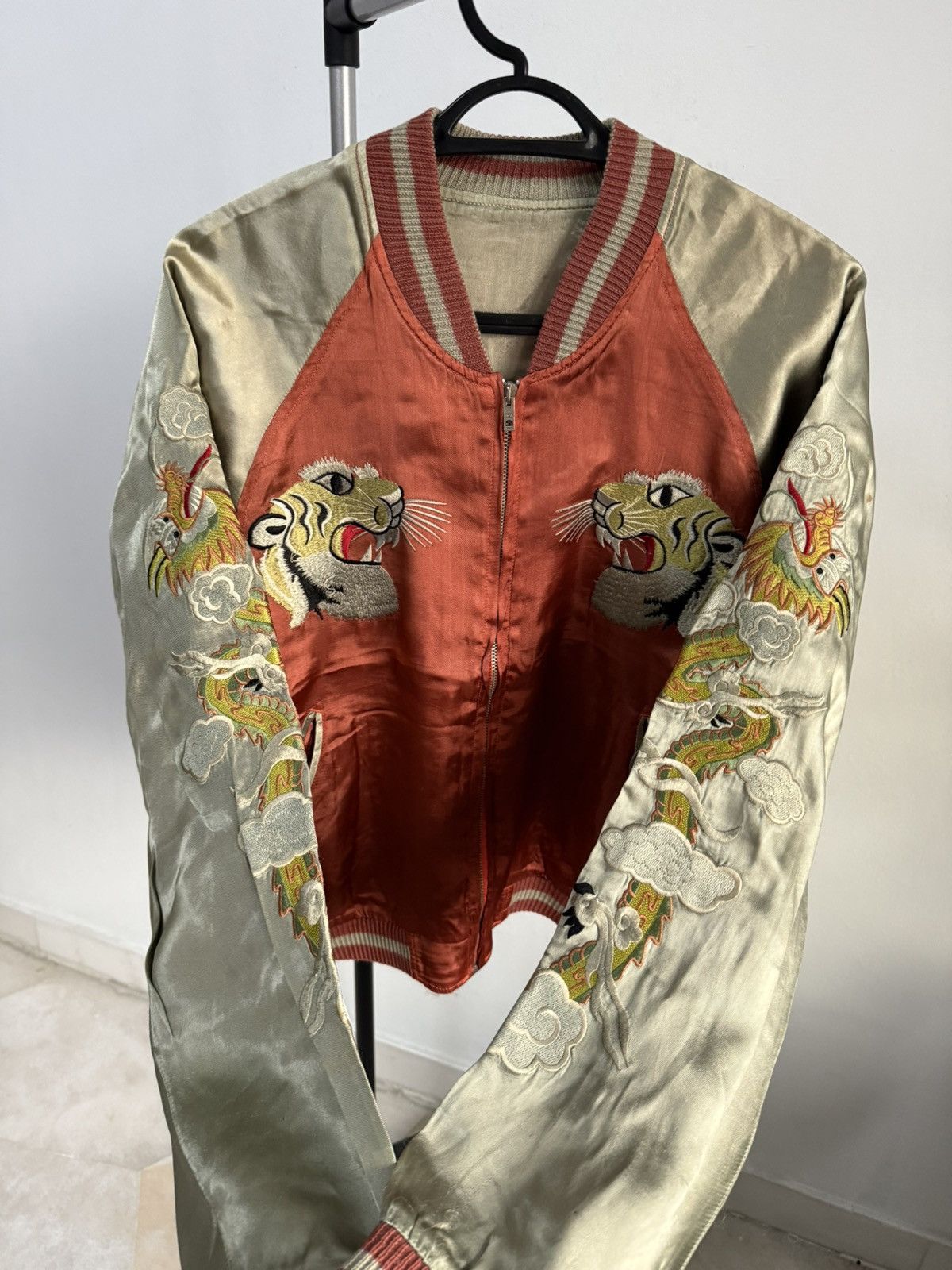 Vintage Vintage Japanese sukajan souvenir jacket Size US M / EU 48-50 / 2 - 4 Thumbnail