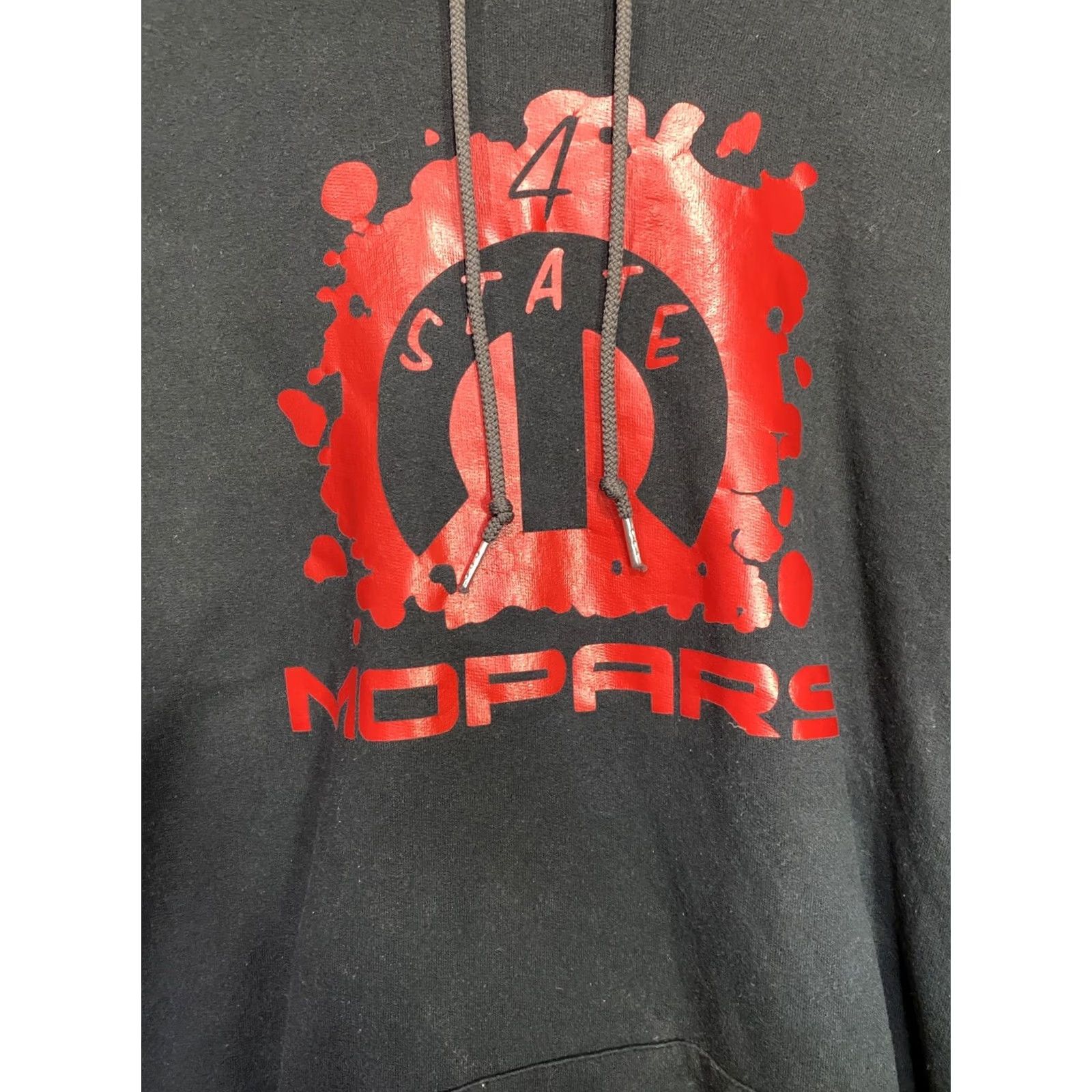 Vintage 4 State Mopars Cars Fruit Of Loom Black /Red Hoodie Sweater 2XL Hoodie Unbranded Unisex Adults Black 2XL Grunge Logo Crew Neck Short Sleeve Vintage No Size US XXL / EU 58 / 5 - 4 Thumbnail