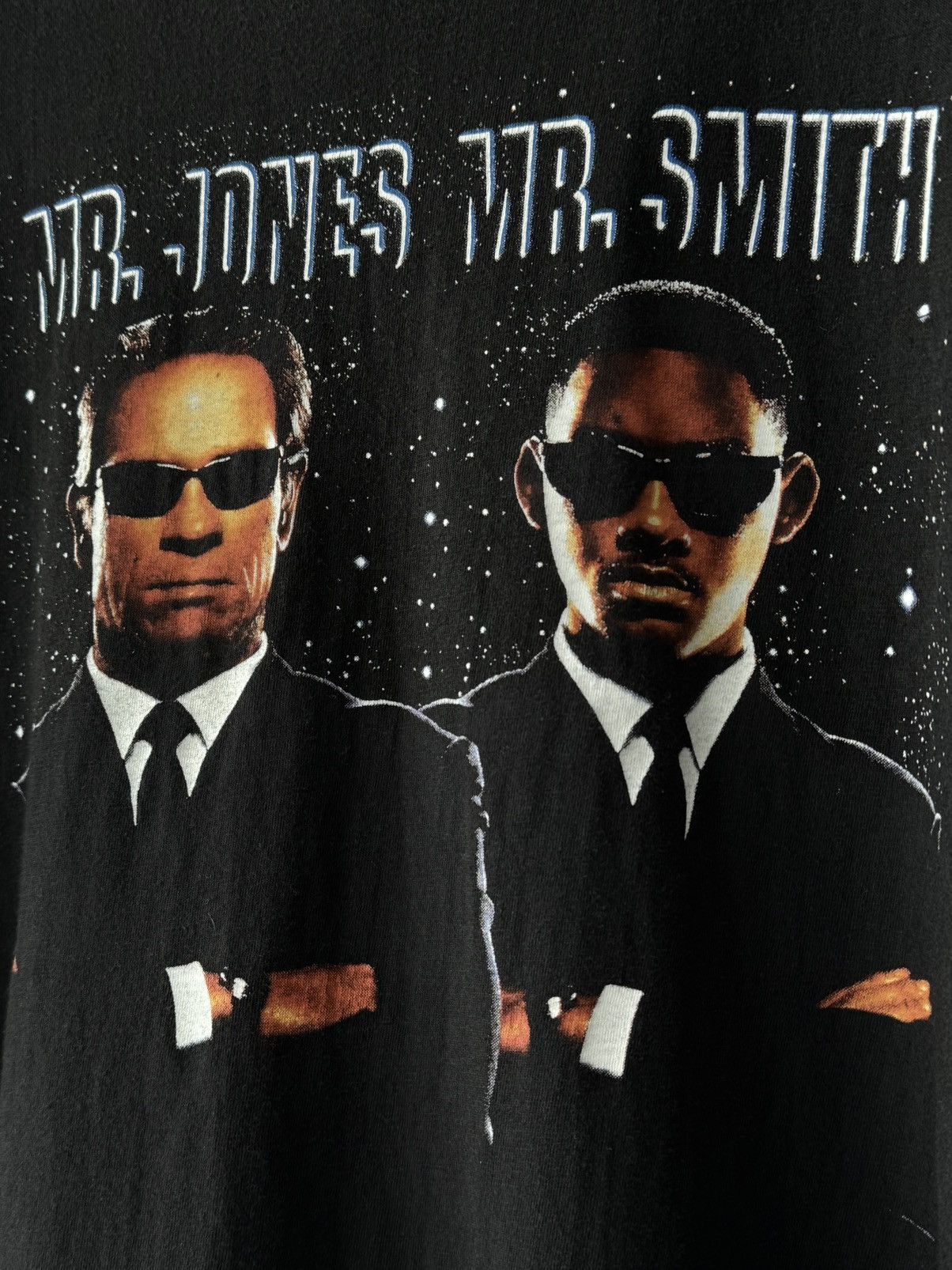 Vintage Vintage 1997 Men In Black Promo Movie T-Shirt Size US L / EU 52-54 / 3 - 5 Thumbnail