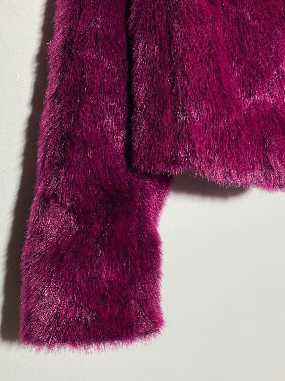 Versace Vintage 90s Versace Classic V2 Y2k Faux Fur Coat Jacket Size L / US 10 / IT 46 - 7 Thumbnail