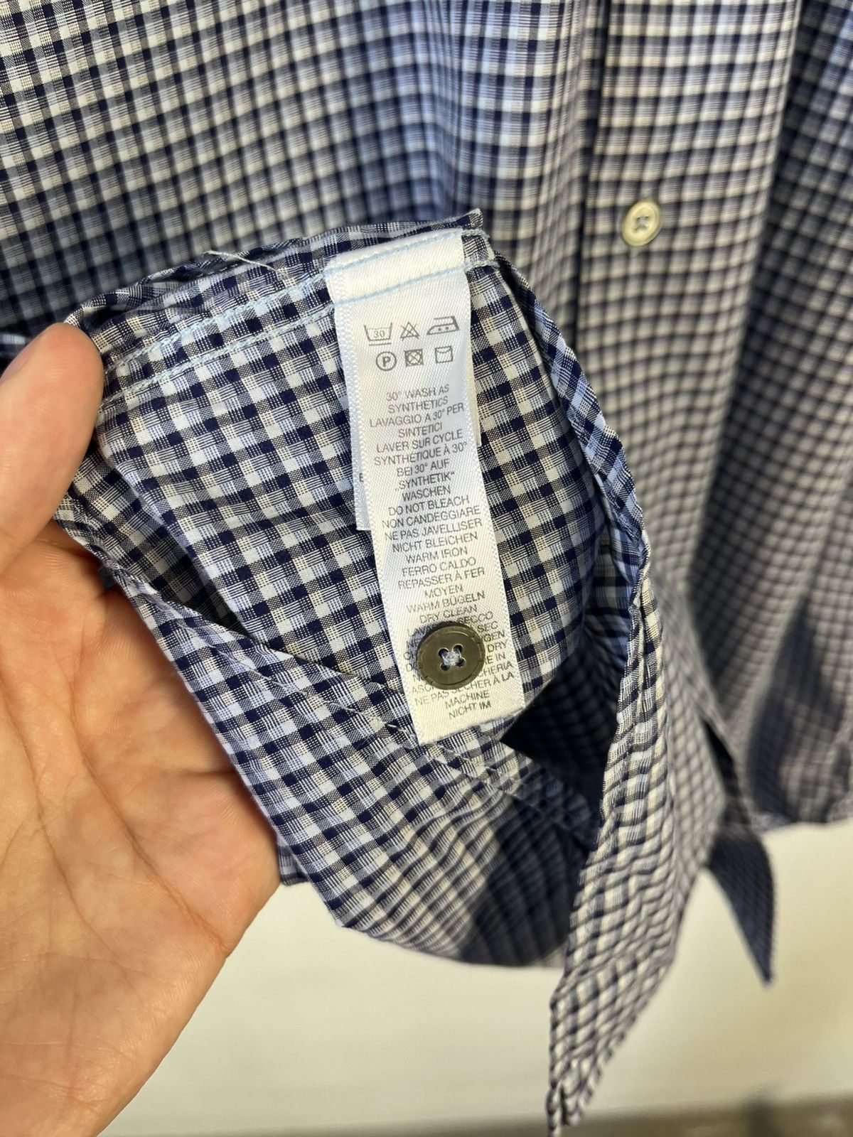 Paul Smith Paul Smith Luxury Cotton Long Sleeve Shirt Made in Italy Size US L / EU 52-54 / 3 - 8 Thumbnail