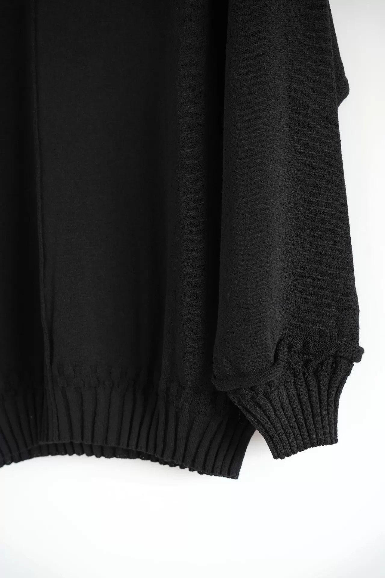 Yohji Yamamoto Yohji Yamamoto 24AW Mens Ripped Knife-Cut Wool Sweater Size US L / EU 52-54 / 3 - 5 Thumbnail