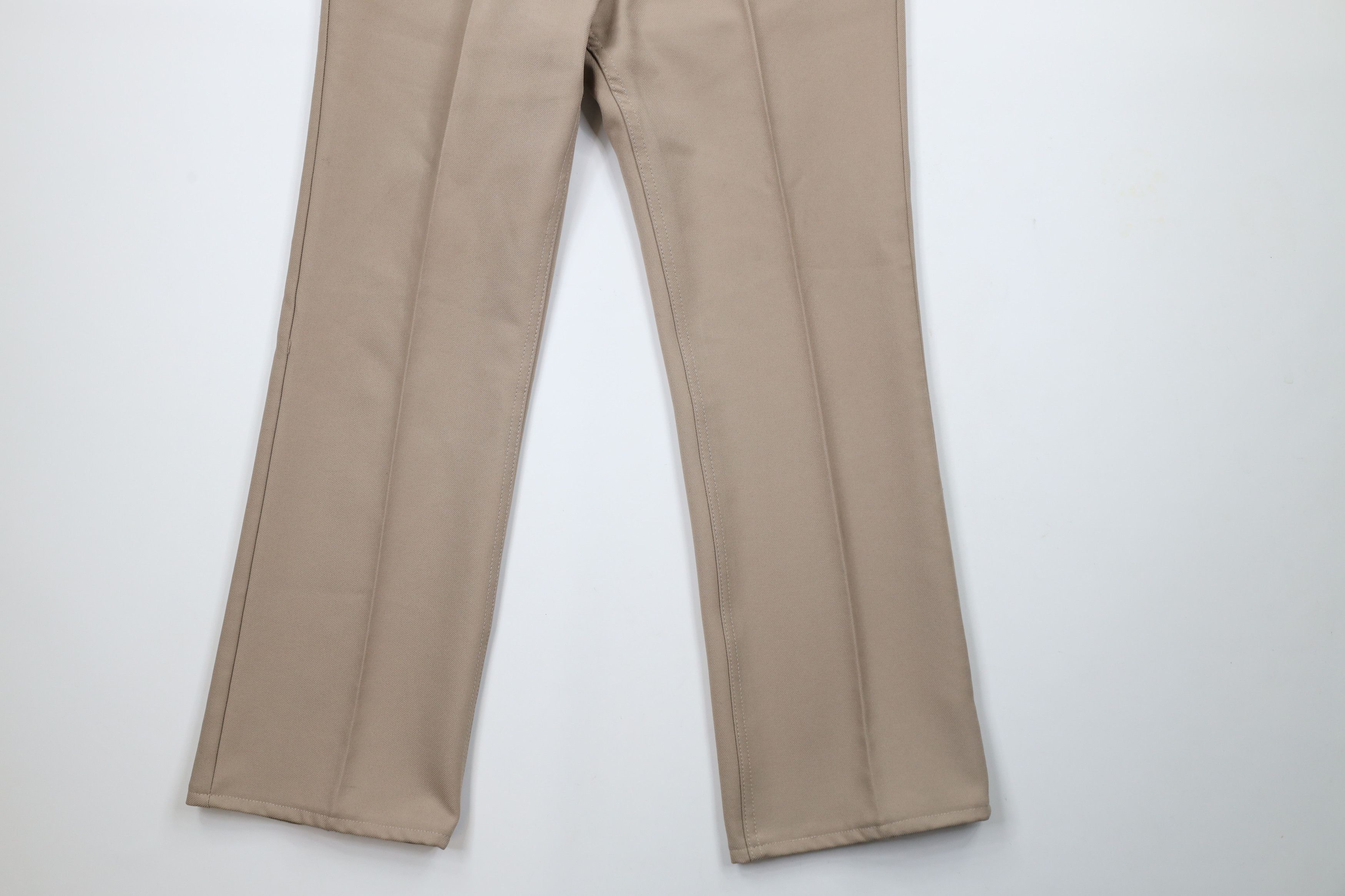 Vintage × Wrangler Vintage 90s Wrangler Knit Flared Bootcut Chino Pants Beige Size US 36 / EU 52 - 4 Thumbnail