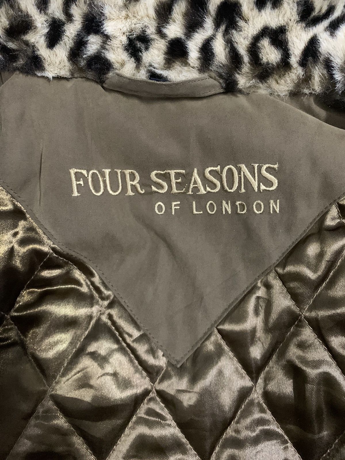 Other 4 Season of London Leopard Faux Fur Long Coat Size L / US 10 / IT 46 - 17 Thumbnail