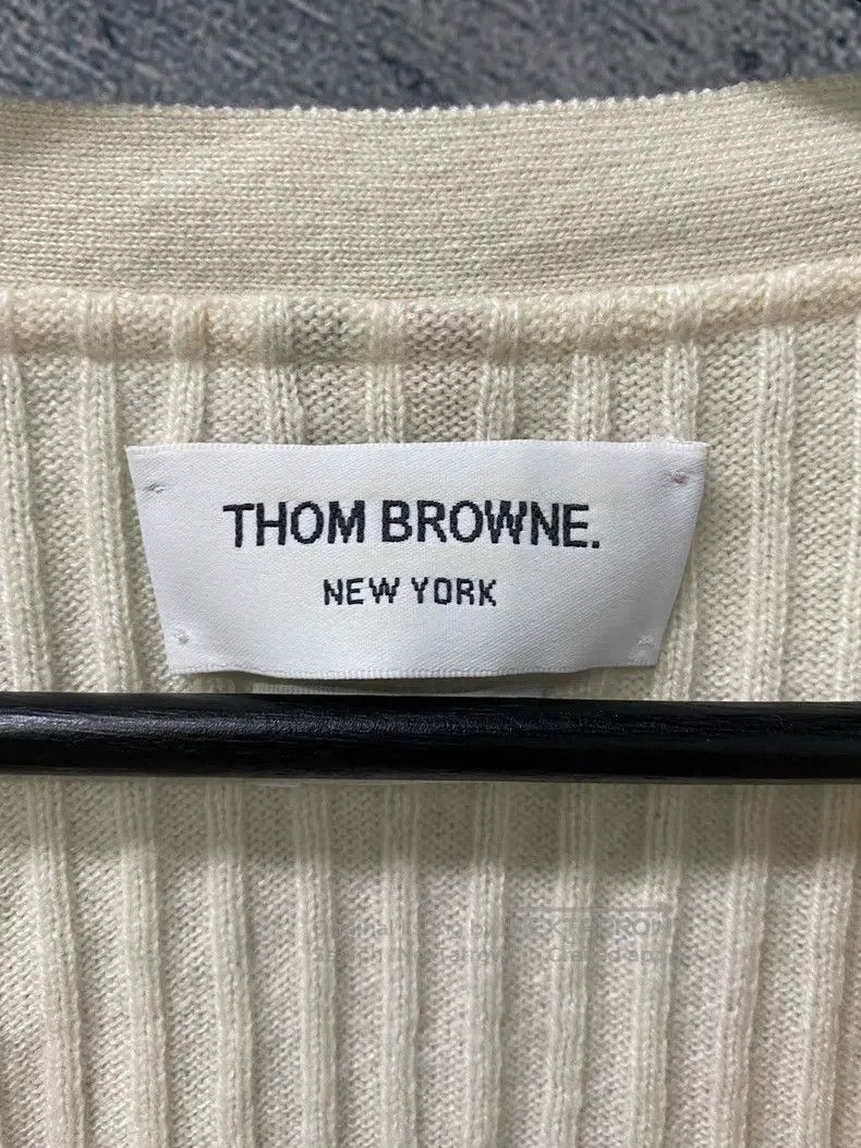 Thom Browne Thom Browne Colorblock Stripe Cashmere Cardigan Size US L / EU 52-54 / 3 - 4 Thumbnail