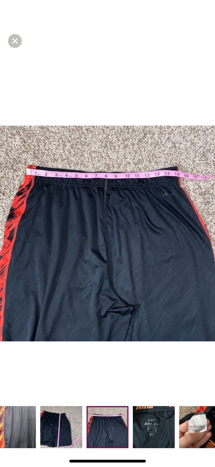 Nike Nike men’s large‎ black athletic shorts Size US 36 / EU 52 - 2 Thumbnail