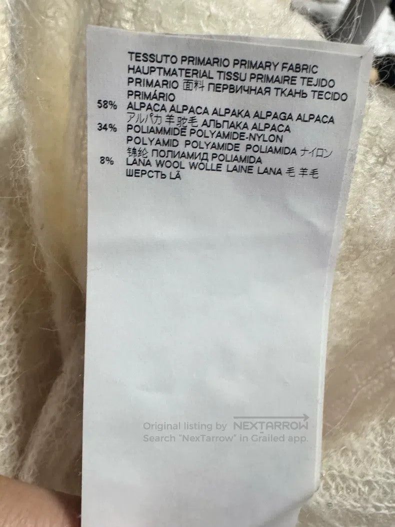 Maison Margiela Maison Margiela Milky white sweater Size US S / EU 44-46 / 1 - 4 Thumbnail