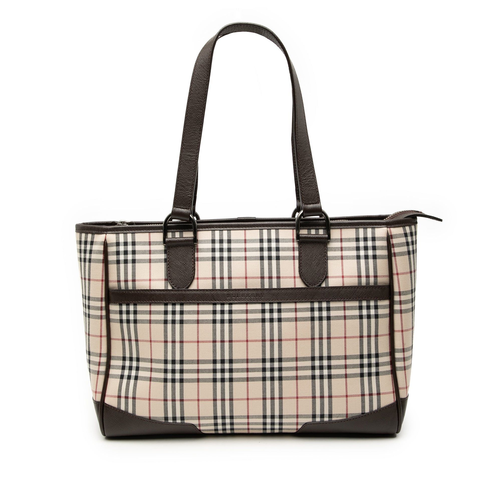 Burberry House Check Canvas Tote Size ONE SIZE - 1 Thumbnail
