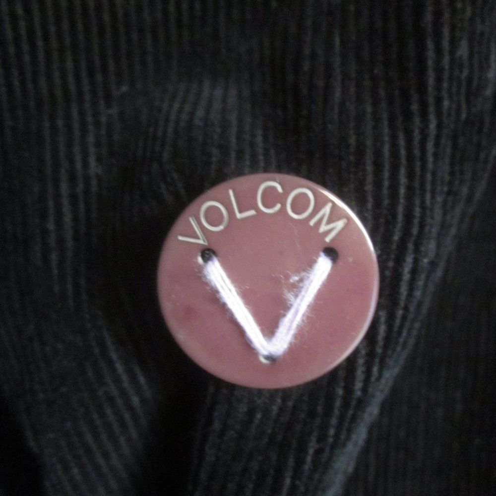 Volcom Volcom Womens Black Corduroy Fitted Blazer Jacket XS Size XS / US 0-2 / IT 36-38 - 3 Thumbnail