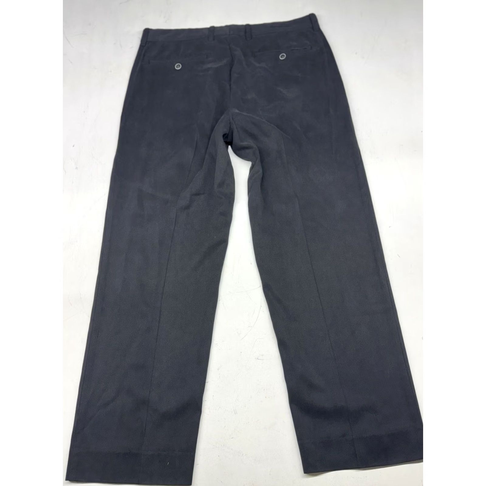 Tommy Bahama Tommy Bahama Mens 35x30 Black Silk Relaxed Pleated Dress Pants Slacks Classic Travel Business Casual Size US 36 / EU 52 - 8 Thumbnail