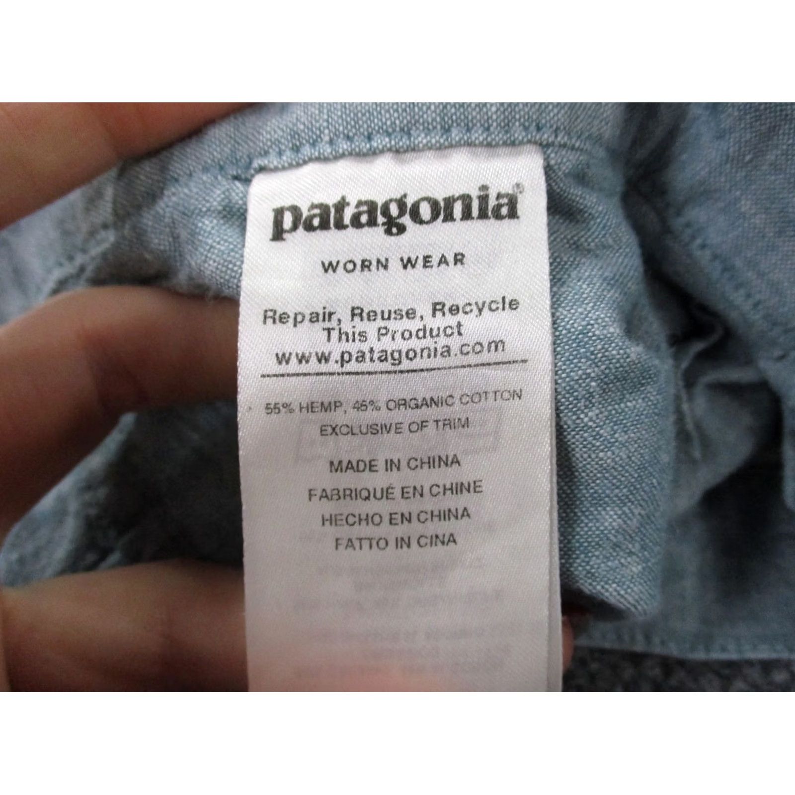 Patagonia Patagonia Shorts Mens 33 Blue Hemp Beach Logo Casual Outdoors Lightweight Preppy Size US 33 - 6 Thumbnail