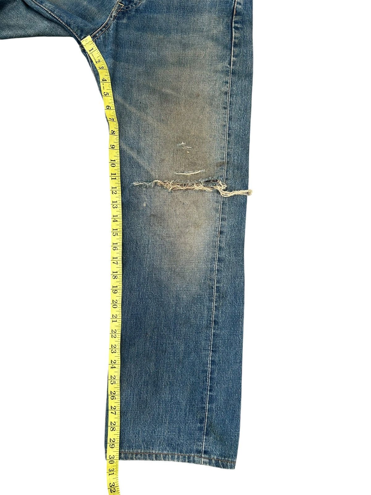Kapital Vintage Edwin 505X Selvedge Distressed Rusty Denim Jeans Size US 29 - 19 Thumbnail