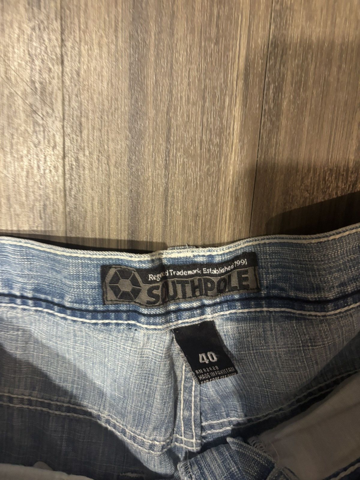 Southpole Y2K baggy Southpole jeans 40x34 wide-leg blue stone wash Size US 40 / EU 56 - 3 Thumbnail