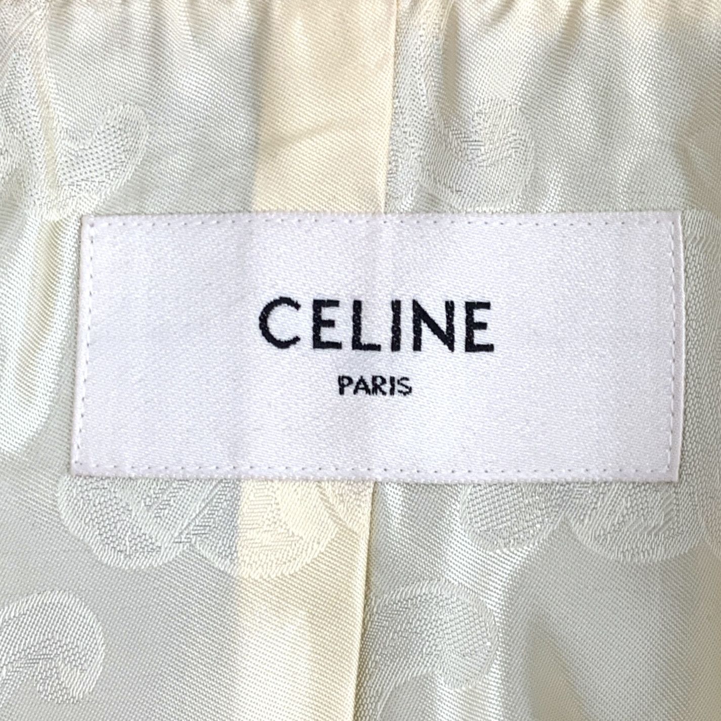 Celine Celine Arc Embroidered Leather Jacket Burgundy (36) Size S / US 4 / IT 40 - 6 Thumbnail