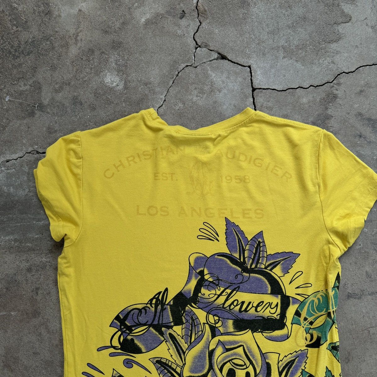 Christian Audigier Christian Audigier by Ed Hardy Printed Y2K T-Shirt Size M / US 6-8 / IT 42-44 - 6 Thumbnail