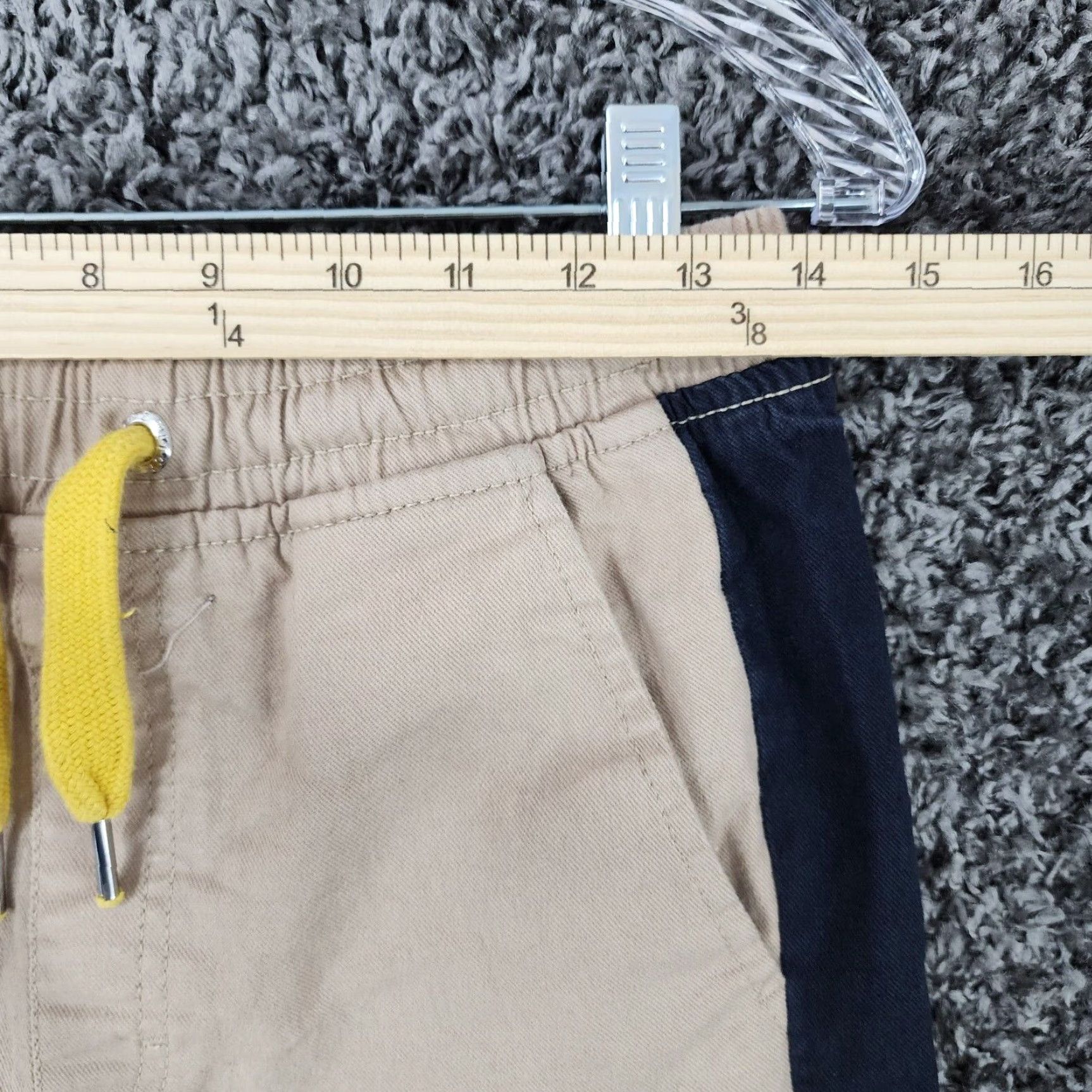 Vintage Switch Remarkable Beige Red Elastic Waist Joggers Mens Small Size US 29 - 4 Thumbnail
