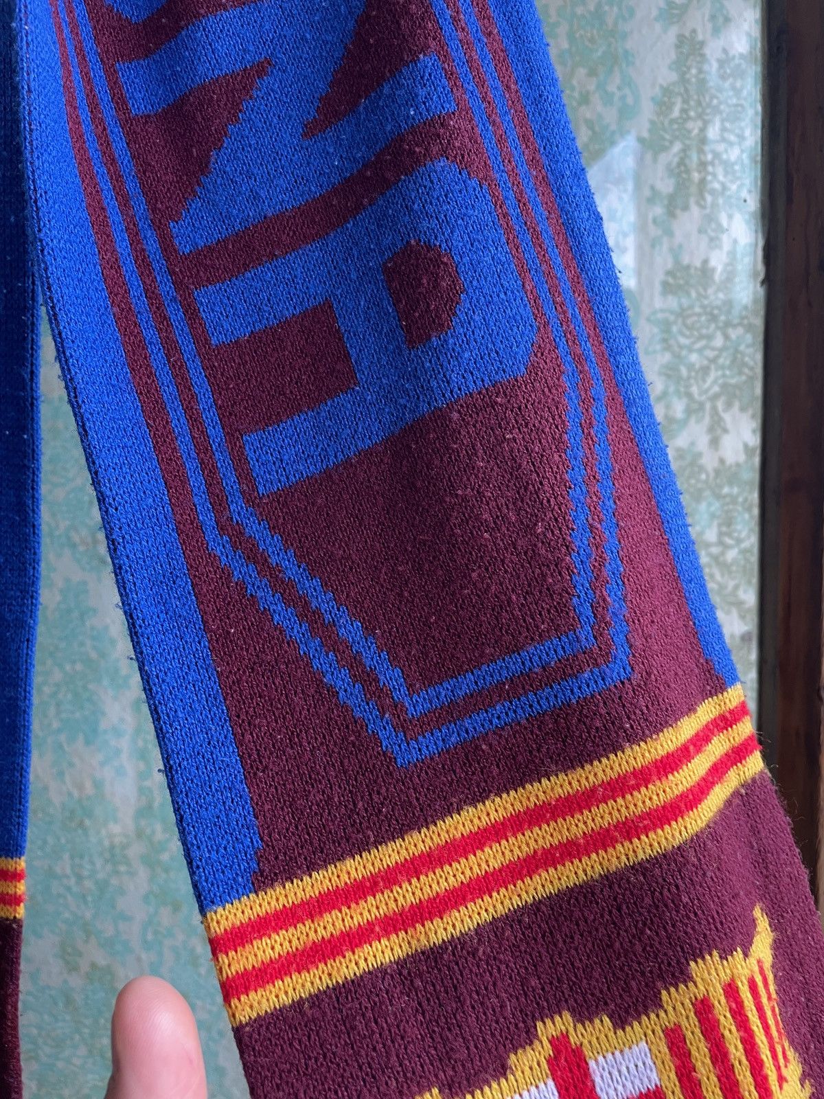 Other Vintage FC Barcelona Football Soccer Scarf Size ONE SIZE - 6 Thumbnail