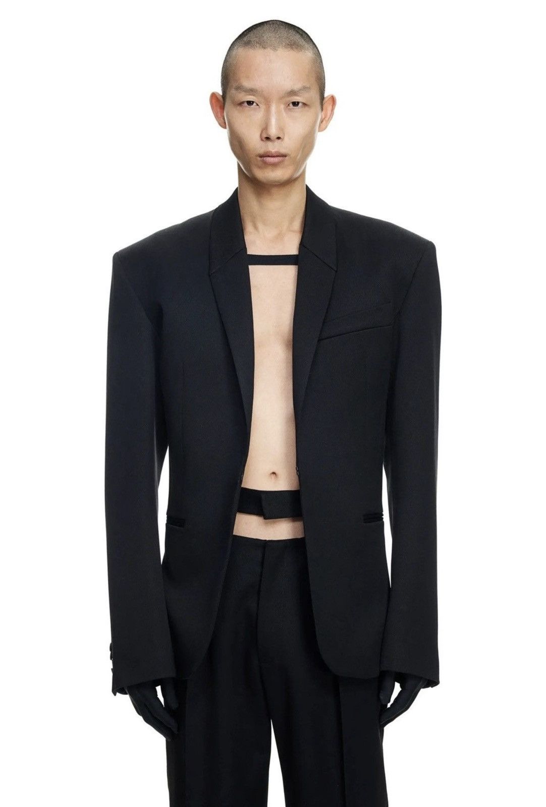 Mugler H&M x Mugler Structured Wool Blazer 42R EU52 Size 42R - 13 Thumbnail