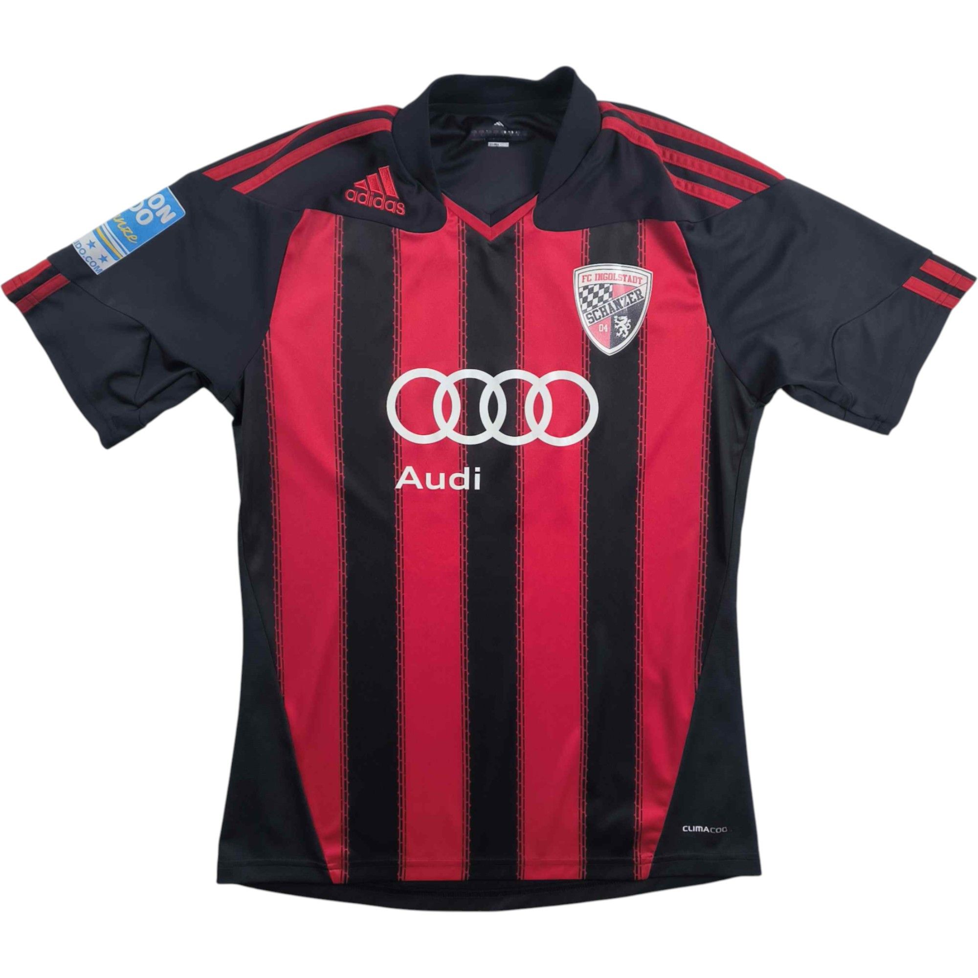 FC Ingolstadt 2010-12 Adidas home #4 football jersey size S