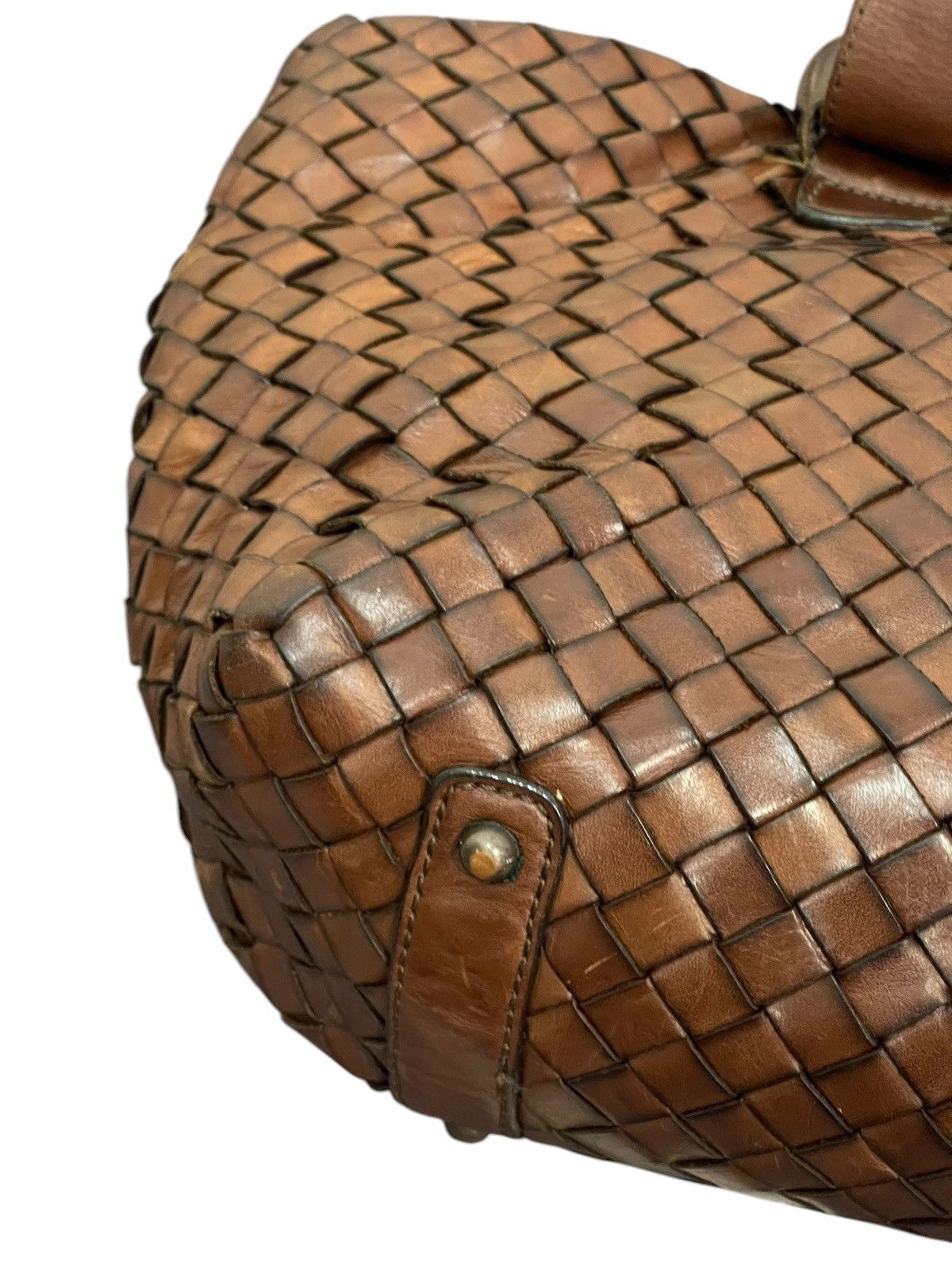 Genuine Leather Full Leather Patina Woven Sazaby Japan Tote Bag 1🟩6 Size ONE SIZE - 15 Thumbnail