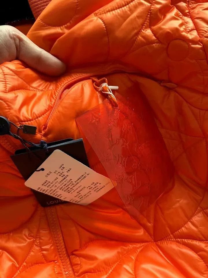 Louis Vuitton Louis Vuitton Orange Embossed Monogram Cotton Jacket Size US M / EU 48-50 / 2 - 4 Thumbnail