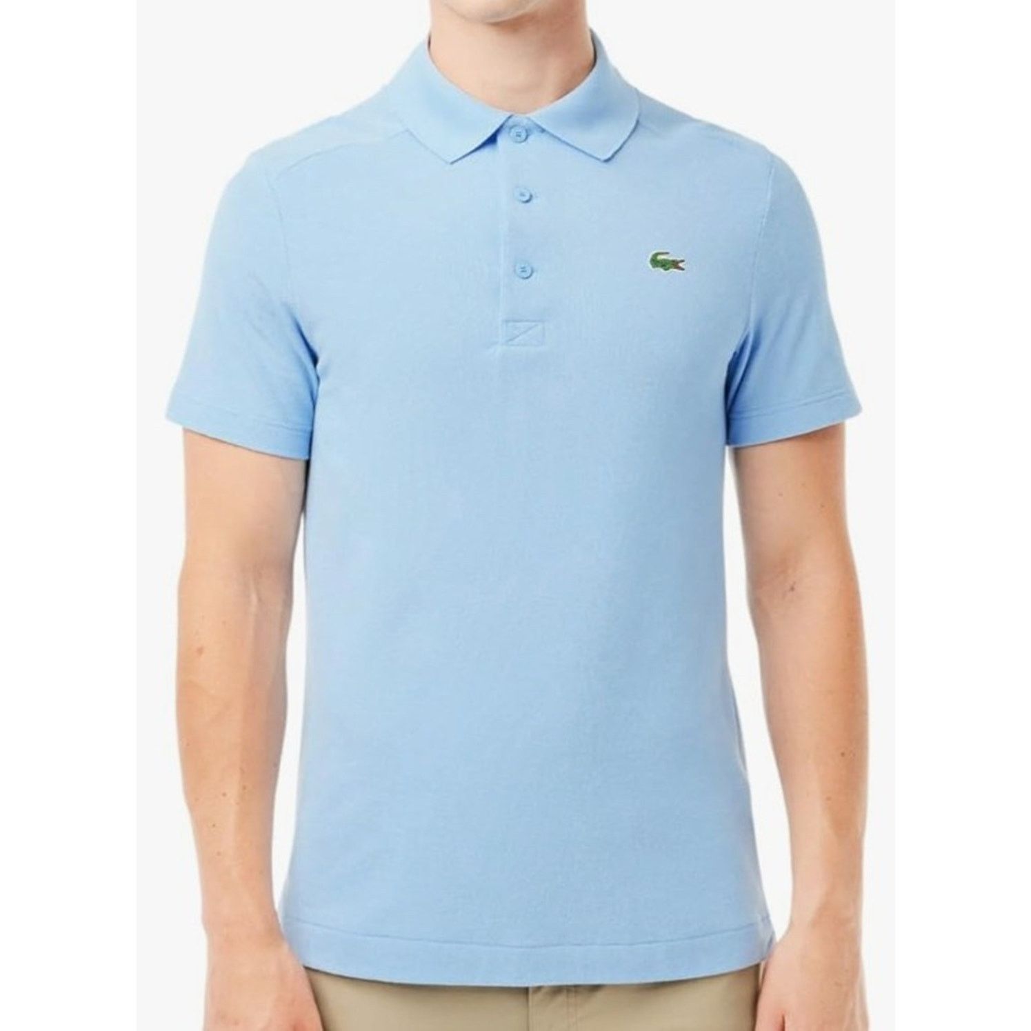 Lacoste Lacoste Men's Sport Organic Cotton Pique Golf Polo Blue S Size US S / EU 44-46 / 1 - 1 Thumbnail