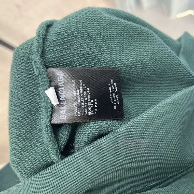 Balenciaga Balenciaga Green Sweatshirt Size US S / EU 44-46 / 1 - 5 Thumbnail