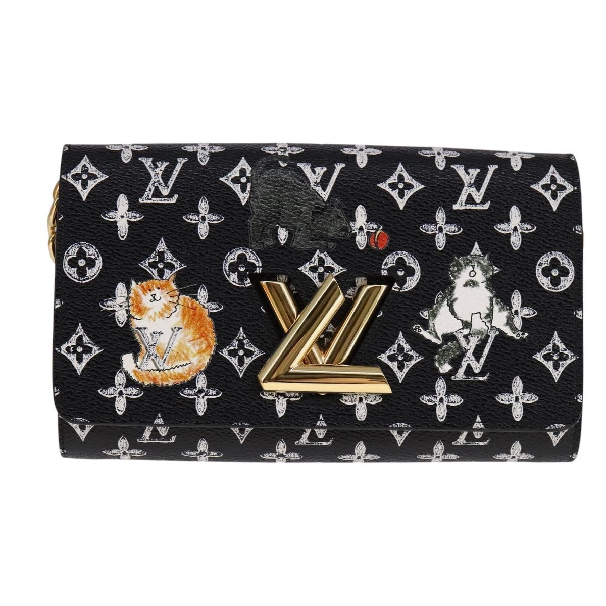 Louis Vuitton Twist Black Canvas Wallet (Pre-Owned) Size ONE SIZE - 1 Thumbnail