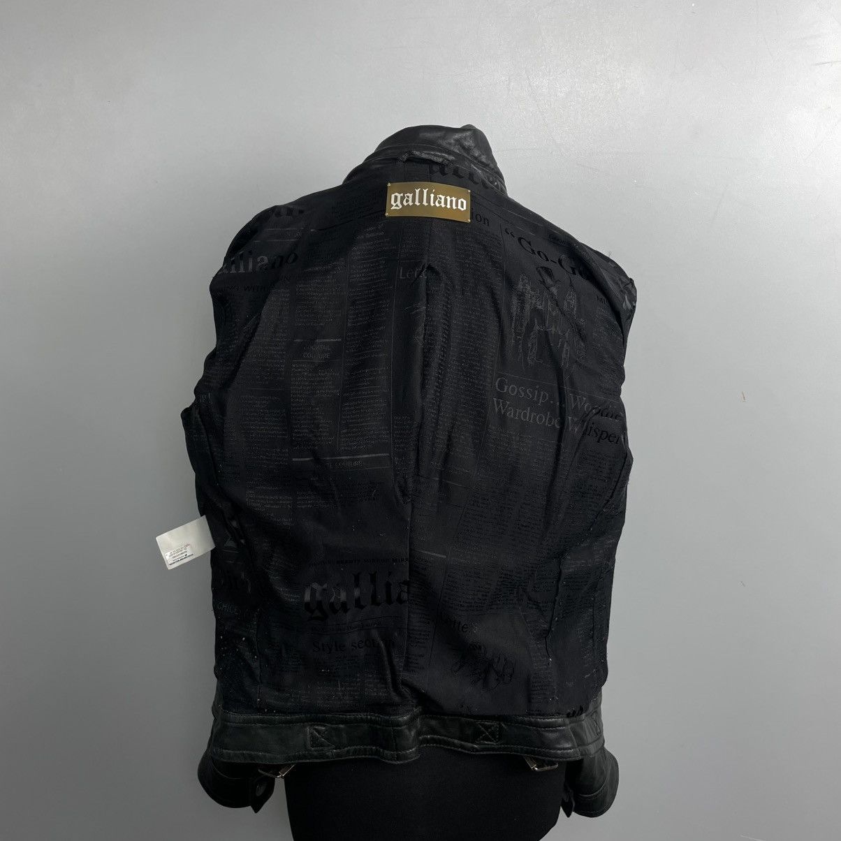 John Galliano John Galliano Women’s Leather Jacket Avantgarde y2k Size M / US 6-8 / IT 42-44 - 10 Thumbnail