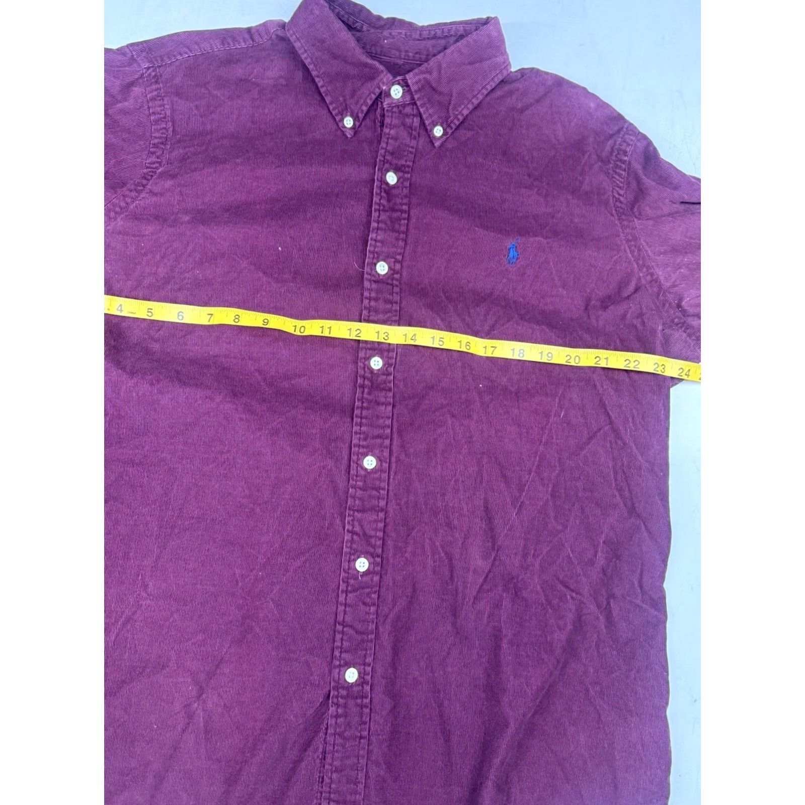 Polo Ralph Lauren Polo Ralph Lauren Corduroy Button-Down Long Sleeve Shirt XL Men’s Classic Fit Red Corduroy Button-Down Embroidered Hems Size US XL / EU 56 / 4 - 4 Thumbnail