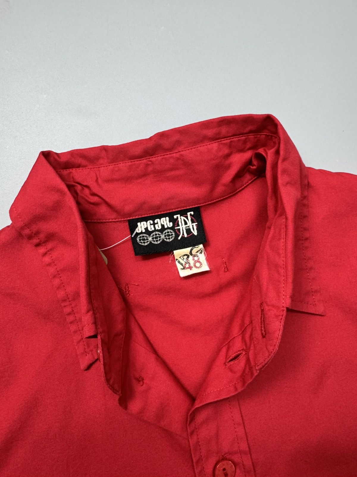 Jean Paul Gaultier 1990s Jean Paul Gaultier Pleated Sleeves Shirts Size US M / EU 48-50 / 2 - 3 Thumbnail