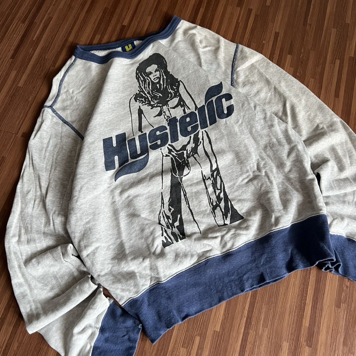 Hysteric Glamour × Japanese Brand × Vintage “HYSTERIC GLAMOUR” TRASHED NAKED GIRL SWEATSHIRT Size M / US 6-8 / IT 42-44 - 2 Thumbnail