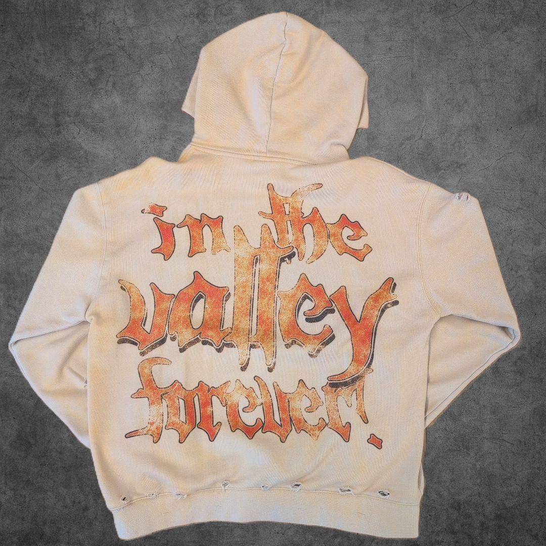 WICKED VALLEY “Forever Wicked” Hoodie – L – Cream