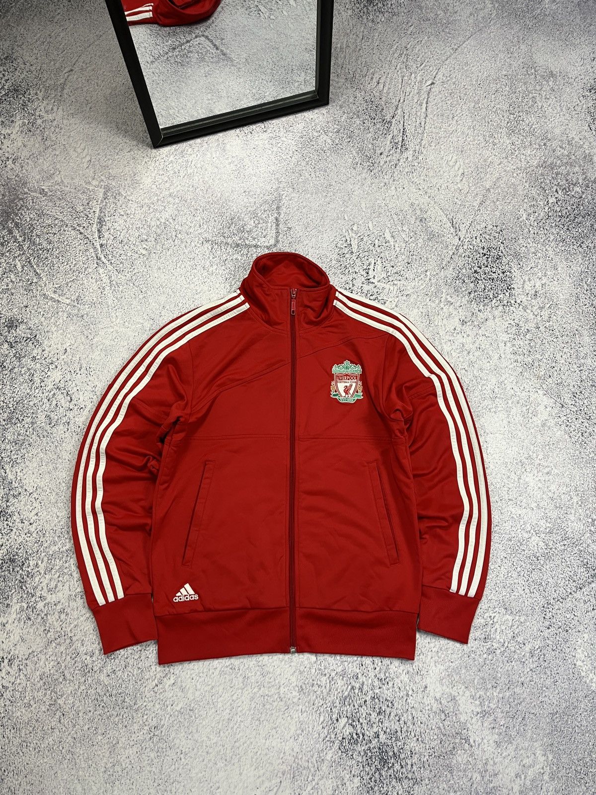 Adidas Adidas Liverpool 2009 Football Training Soccer Jacket Hype Size US S / EU 44-46 / 1 - 1 Thumbnail