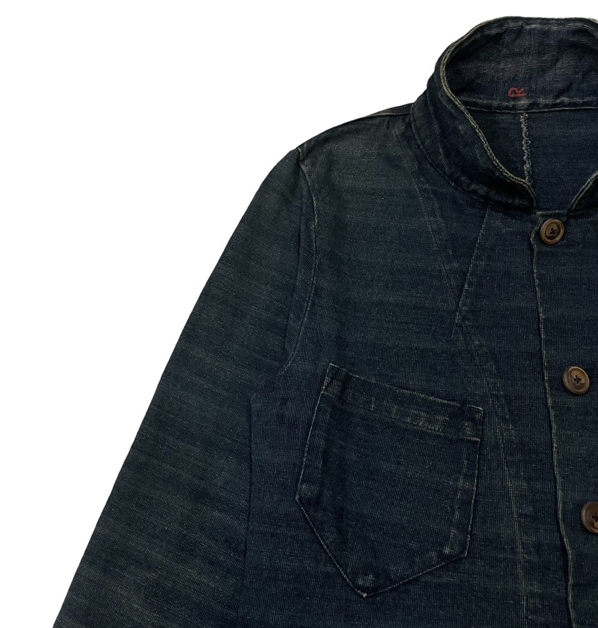 45rpm Vintage 45Rpm Double Pocket Indigo Denim Jacket Size S / US 4 / IT 40 - 5 Thumbnail