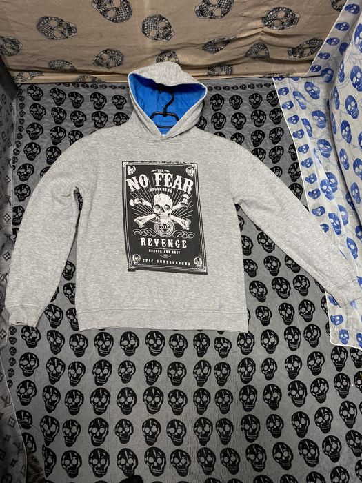 No fear hot sale hoodie skull