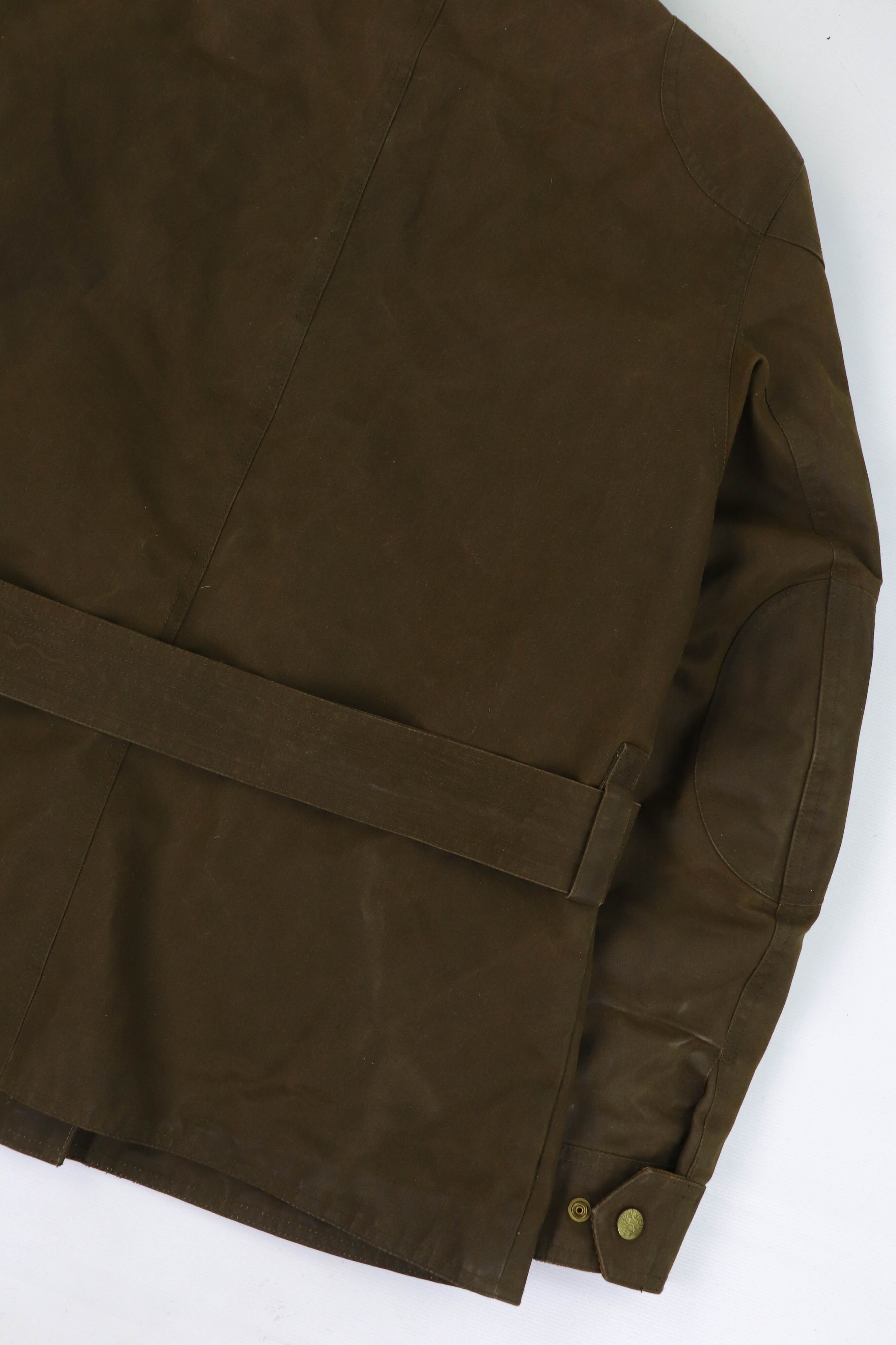 Levi's Women's Levi's Olive Green Waxed Belted Jacket Size M / US 6-8 / IT 42-44 - 12 Thumbnail