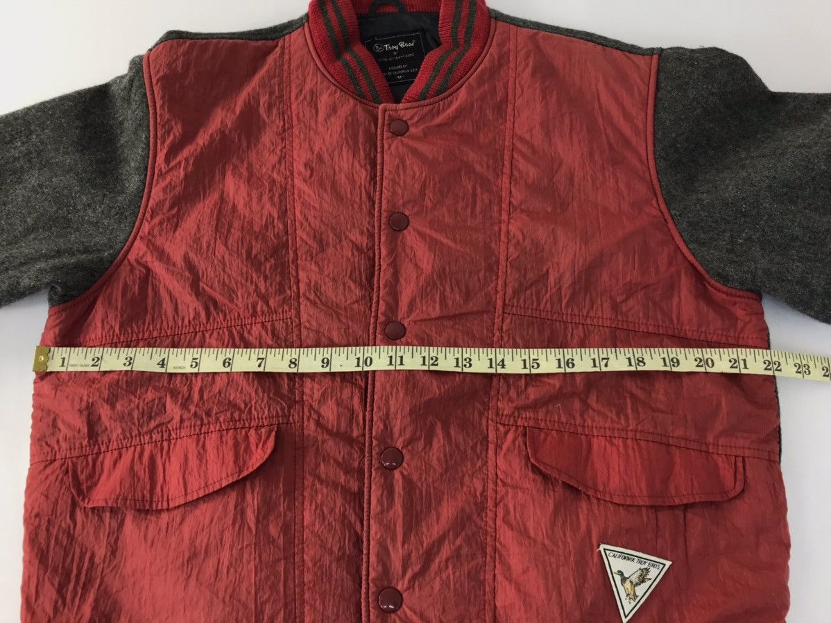 Japanese Brand Vtg Varsity Jacket Troy Bros Two Tones Colour Snap Button Size US M / EU 48-50 / 2 - 12 Thumbnail