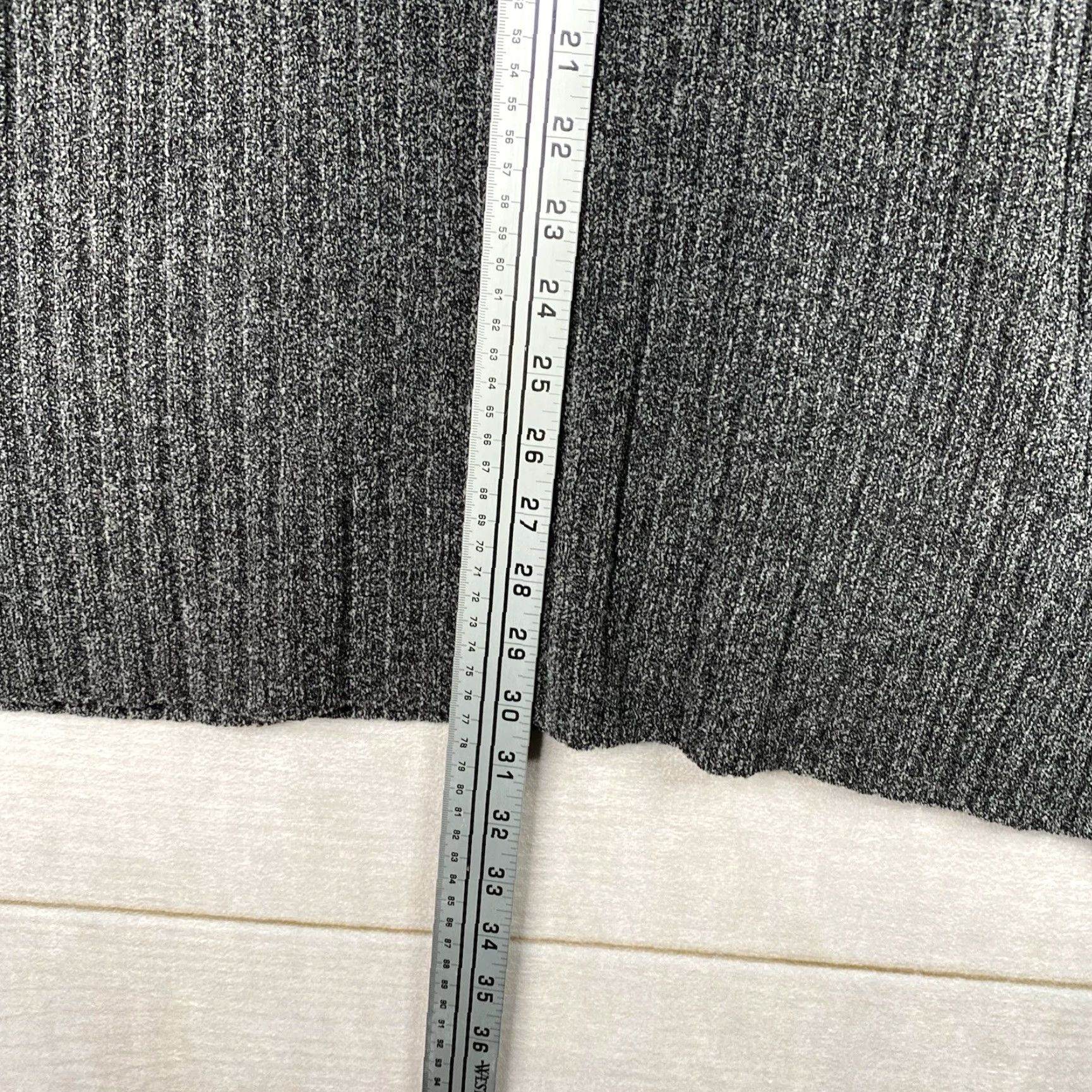 Vintage Giasone Sweater Womens XL Gray Cable Knit Tunic Turtleneck Long Sleeve Classic Size XL / US 12-14 / IT 48-50 - 4 Thumbnail