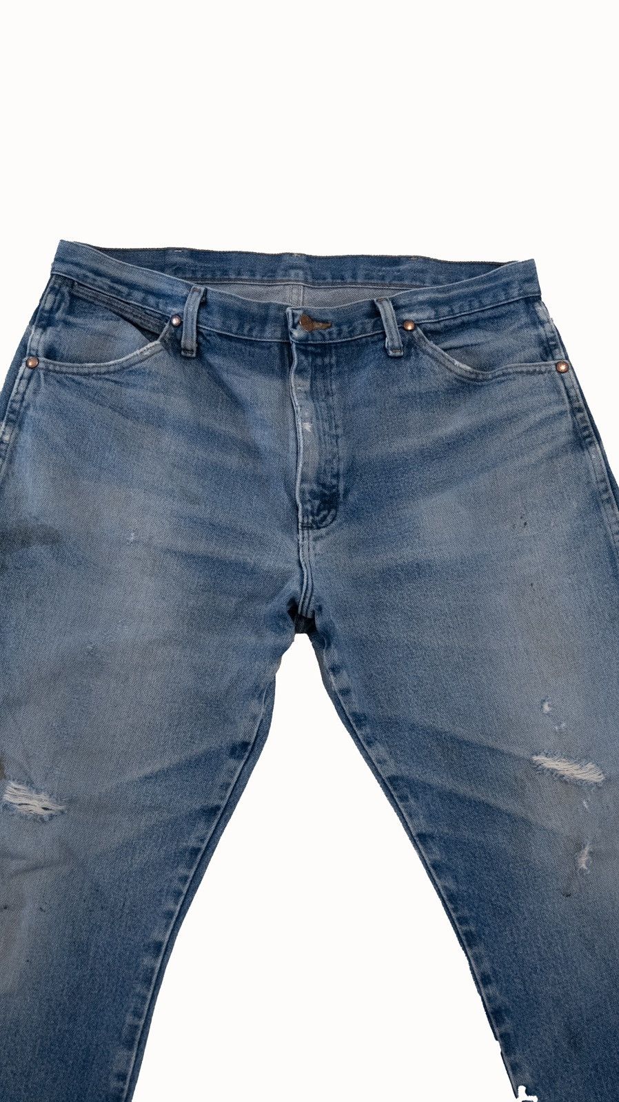Wrangler Distressed Wrangler Jeans Size US 36 / EU 52 - 1 Thumbnail