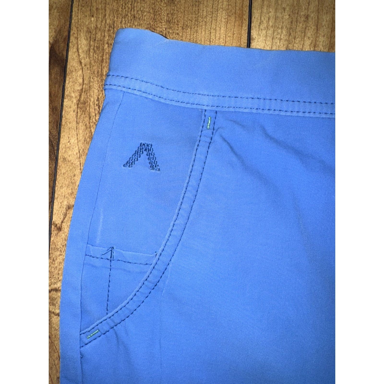 Vintage ALBERTO Men’s Golf Shorts Blue Size 36 Performance Stretch Activewear Size US 36 / EU 52 - 2 Thumbnail