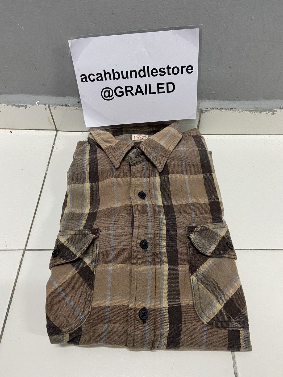 Edwin VINTAGE EDWIN DOUBLE POCKET PLAID FLANNEL Size US L / EU 52-54 / 3 - 16 Thumbnail
