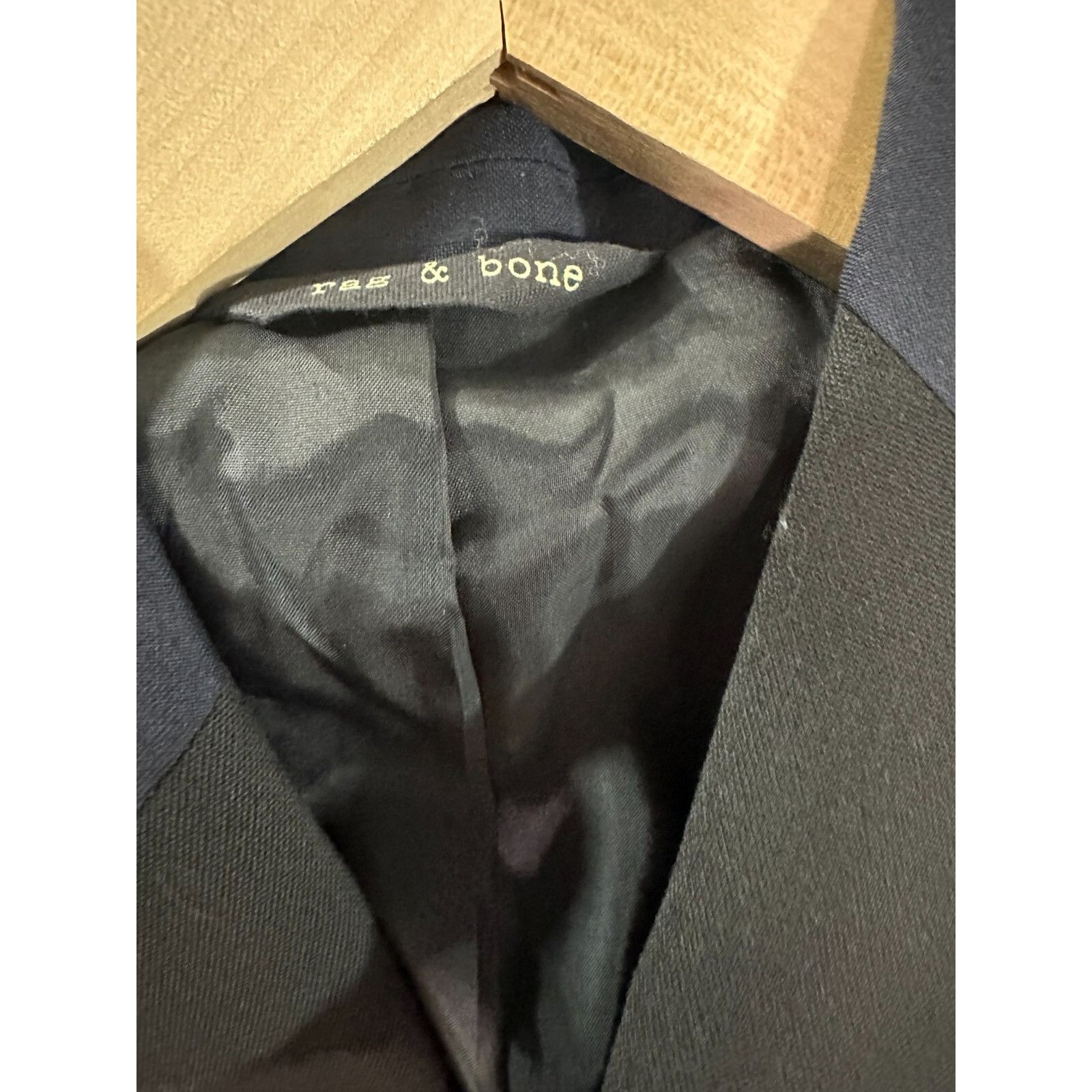 Rag & Bone Rag & Bone Tuxedo Blazer jacket Size 40 color navy / black Size 40R - 3 Thumbnail