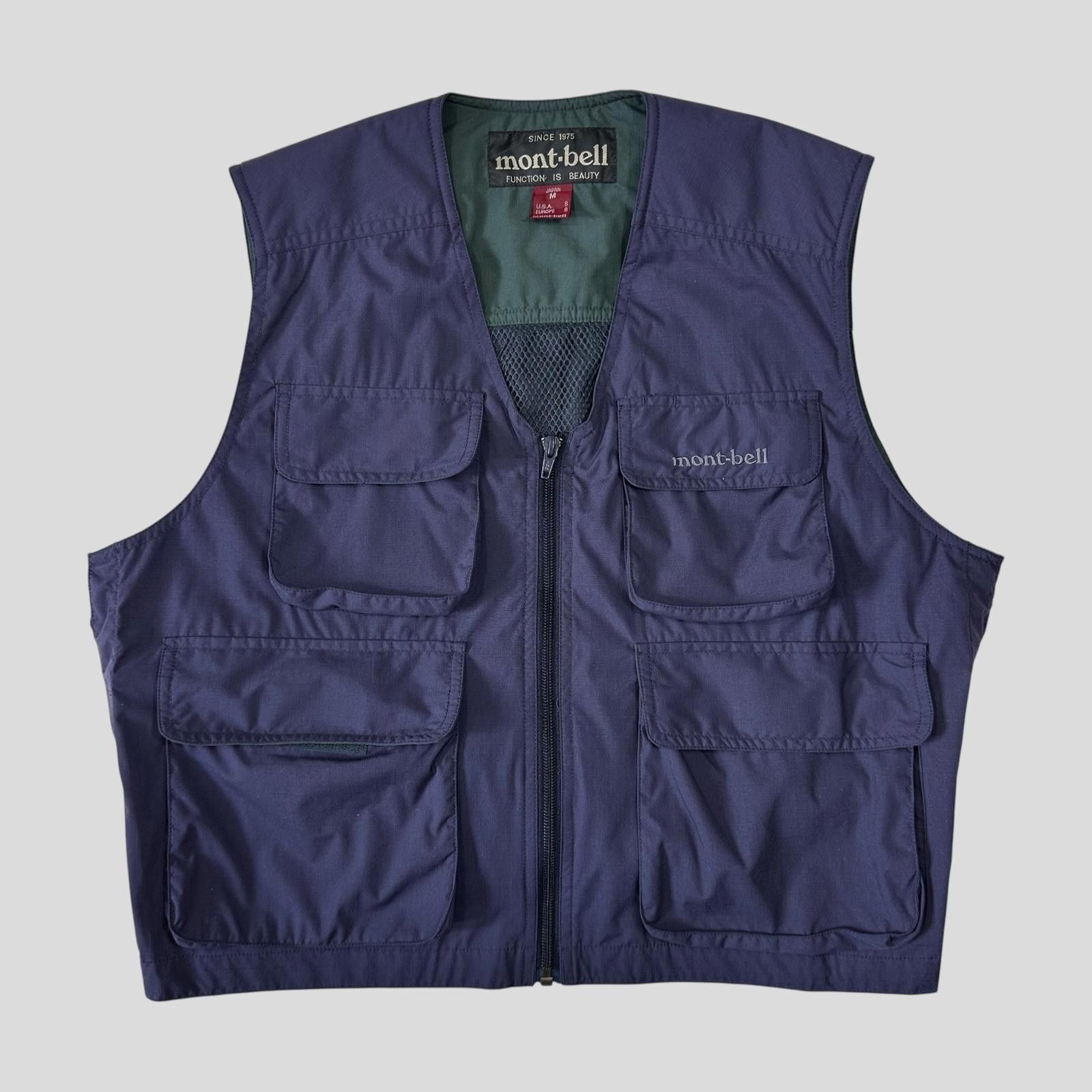 Montbell Montbell 00’s Multipocket Ripstop Nylon Utility Vest - S Size US S / EU 44-46 / 1 - 1 Thumbnail