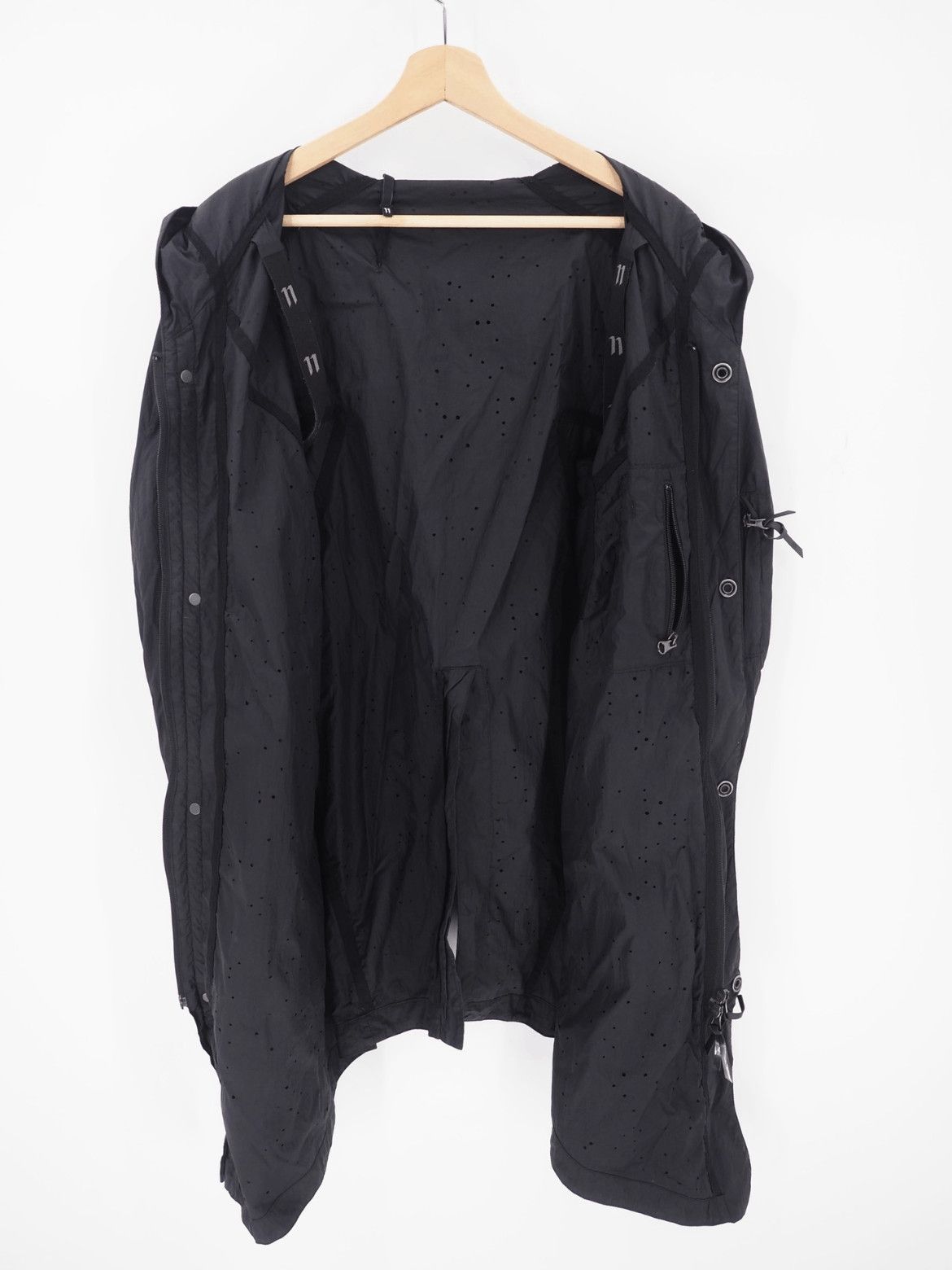 Boris Bidjan Saberi Boris Bidjan Saberi 11 by BBS Asymmetric Nylon Thin Parka- Size US M / EU 48-50 / 2 - 3 Thumbnail