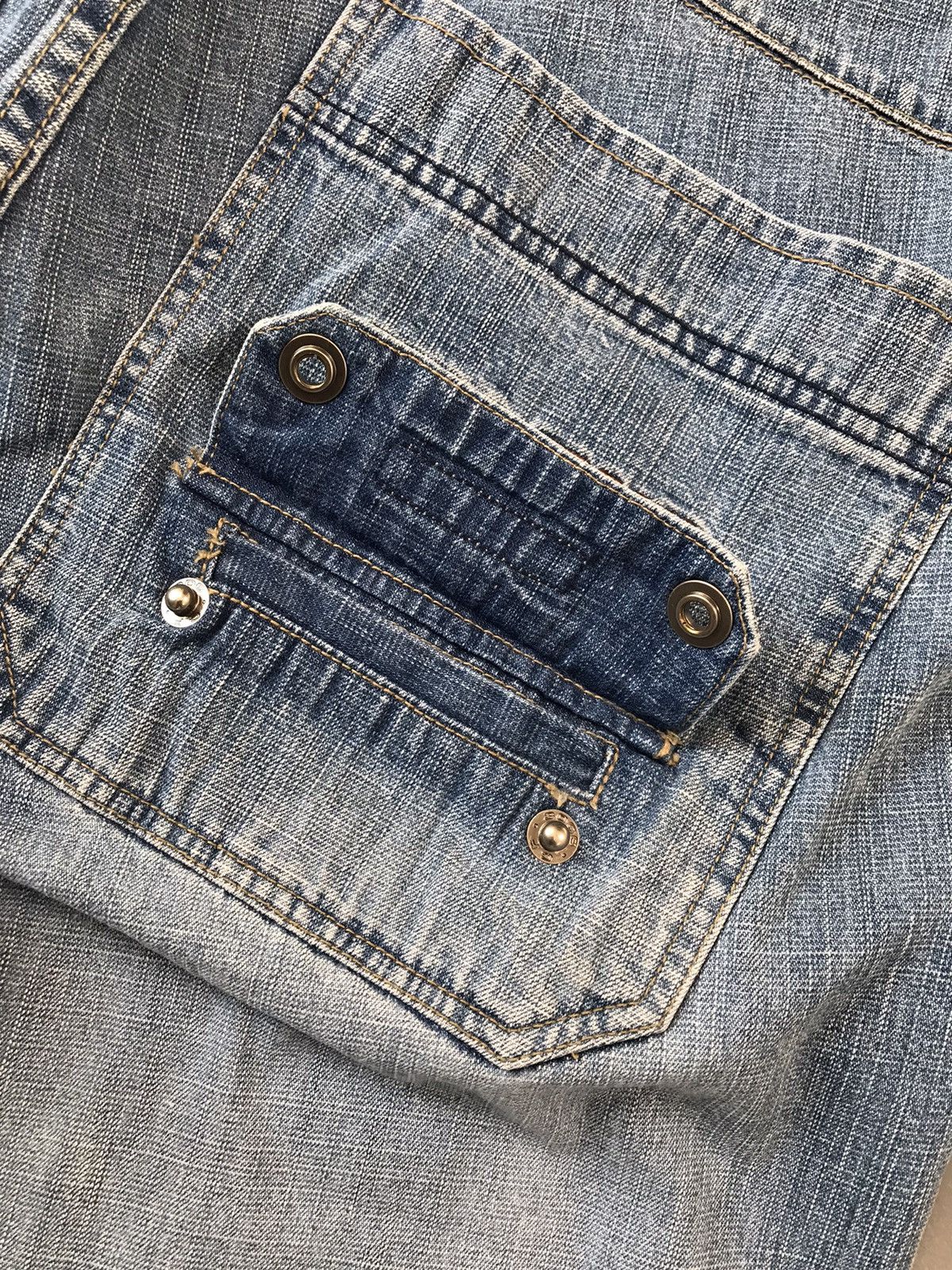 Pepe Jeans × Vintage vintage Pepe jeans SpellOut distressed embroidered denim Size US 34 / EU 50 - 15 Thumbnail