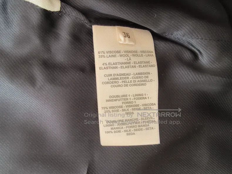Hermes Hermes Jacket, Show Model, Left Chest Pocket with Leather Size XS / US 0-2 / IT 36-38 - 8 Thumbnail