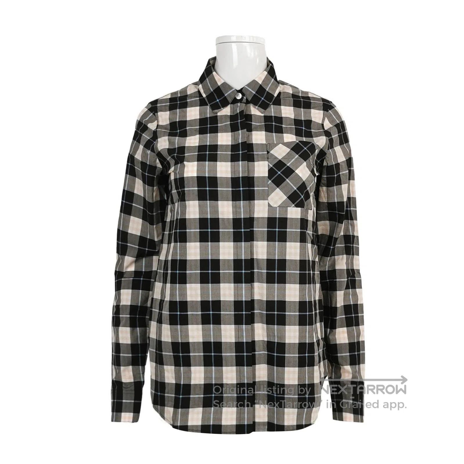 Burberry Burberry Checkered Cotton Button. Size US XS / EU 42 / 0 - 1 Thumbnail