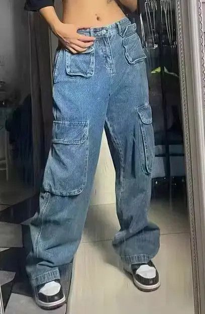 Other Multiple Pockets Design Jeans Woman Size 26" / US 2 / IT 38 - 2 Thumbnail