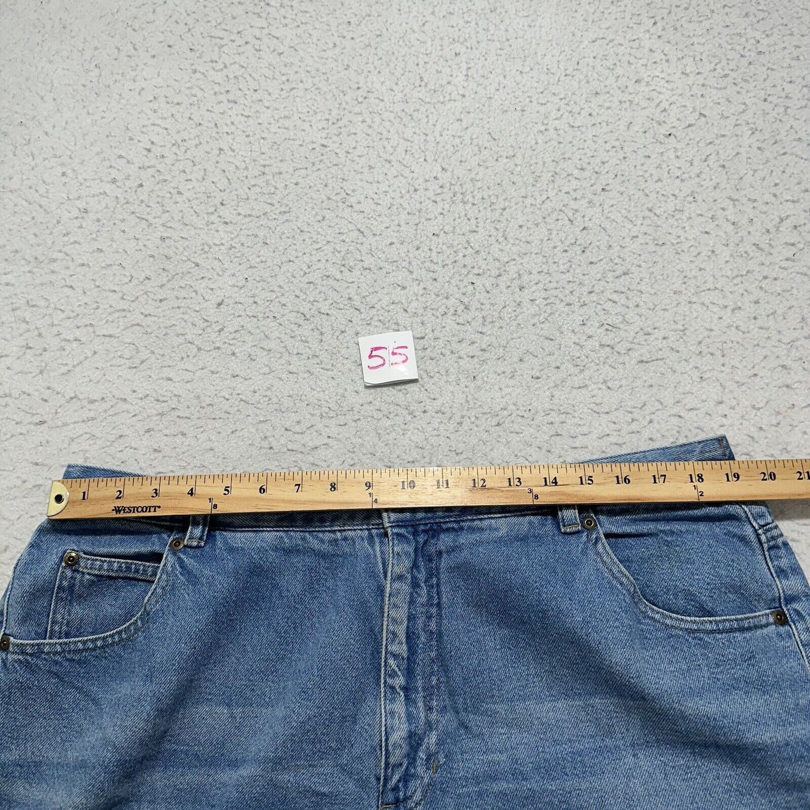 Liz Claiborne Liz Claiborne 18W Classic Fit Straight Leg Jeans Distressed Size 38" / US 16 / IT 52 - 12 Thumbnail
